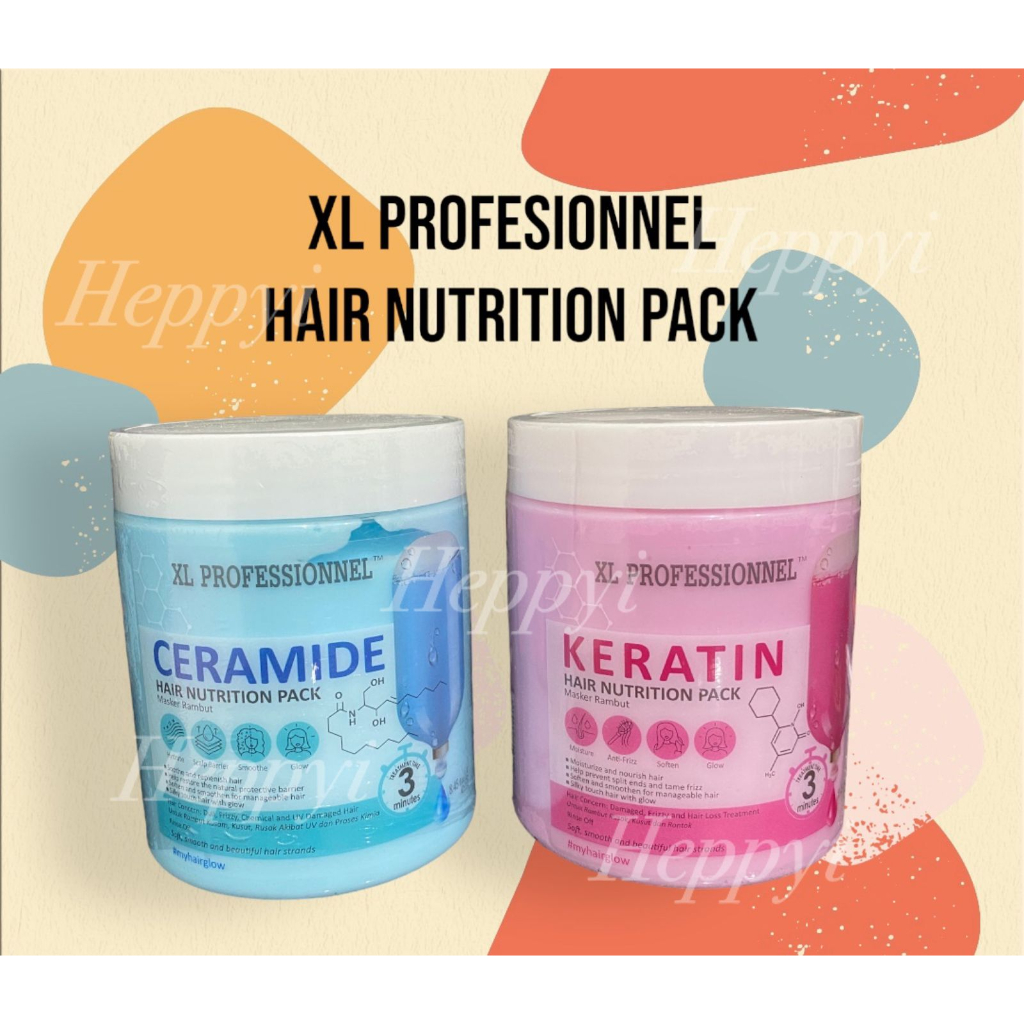 XL HAIR NUTRITION PACK KERATIN MASKER RAMBUT