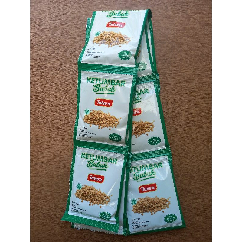 

Tabura Rempah Bubuk | Ketumbar |RENCENG isi 10 pcs