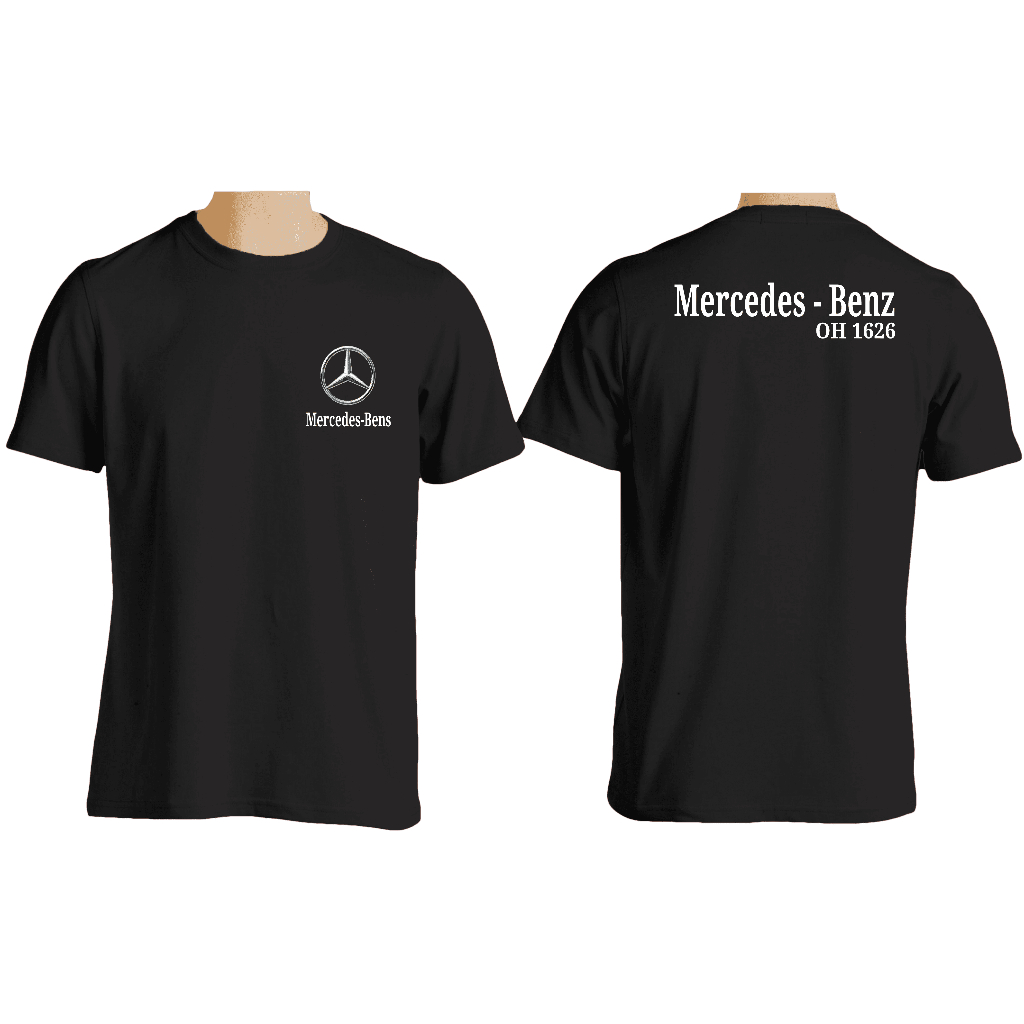 Kaos sablon MERSEDES-BENZ Cotton Combed 20S Sablon full DTF