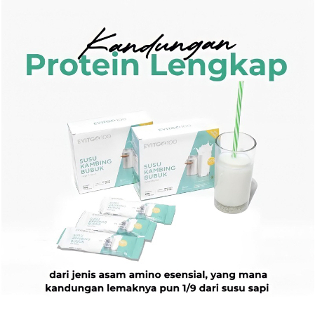 Evitgo 100 Susu Kambing Bubuk - Evitgo Susu Kambing 100 - Susu Kambing Etawa