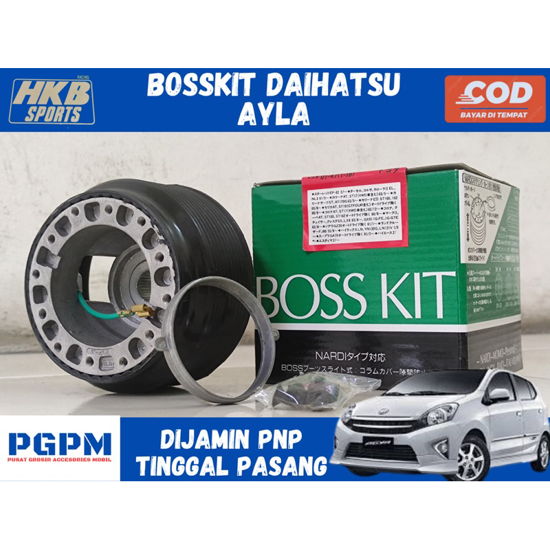 Bosskit Stir Daihatsu Ayla Merek HKB Original Dijamin PnP Tinggal Pasang Berkualitas