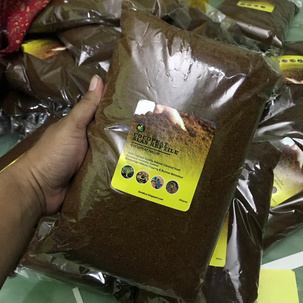Coco Peat CocoPeat 500 Gram Alas Kandang Reptil Media Tanam MURAH
