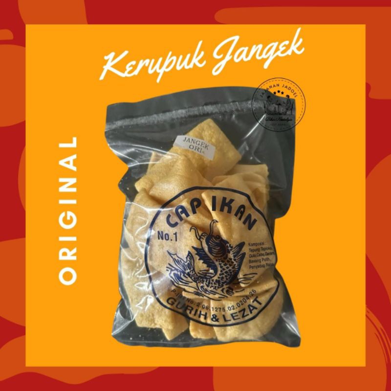 

[500GR] KERUPUK JANGEK ORI | KERUPUK CAP IKAN | KERUPUK JADOEL NOSTALGIA JAJANAN SD