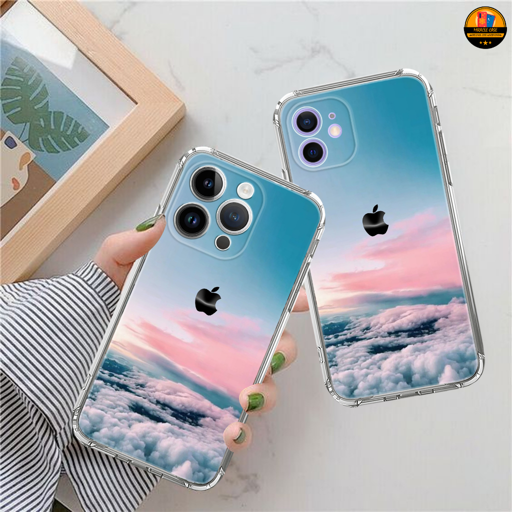Case IPHONE 6 6S PLUS 6 PLUS 7 7 PLUS 8 PLUS XR XS X - Casing Terbaru MIRACLE CASE [ MOTIF 27 ] Sili
