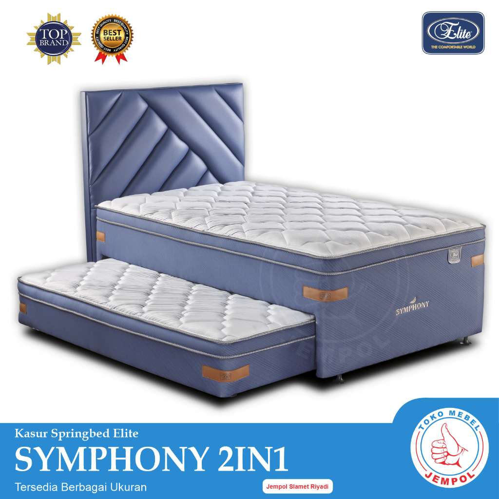 Kasur Elite Symphony 2in1/Elite Springbed/Tempat Tidur/Kasur Natural Latex/Jempol