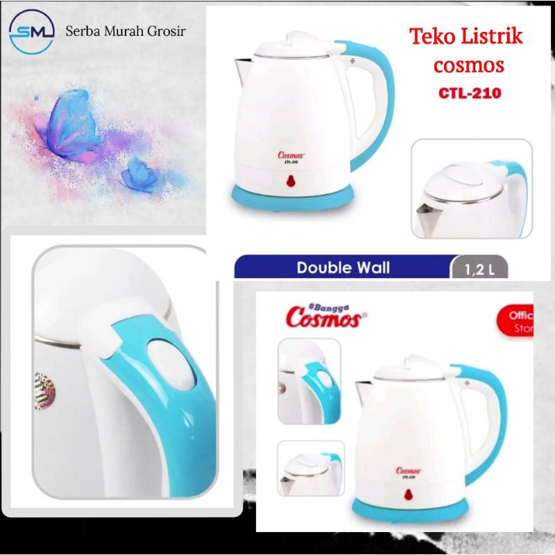 Pemanas Air/Kettle/Teko elektrik Listrik Cosmos CTL-210
