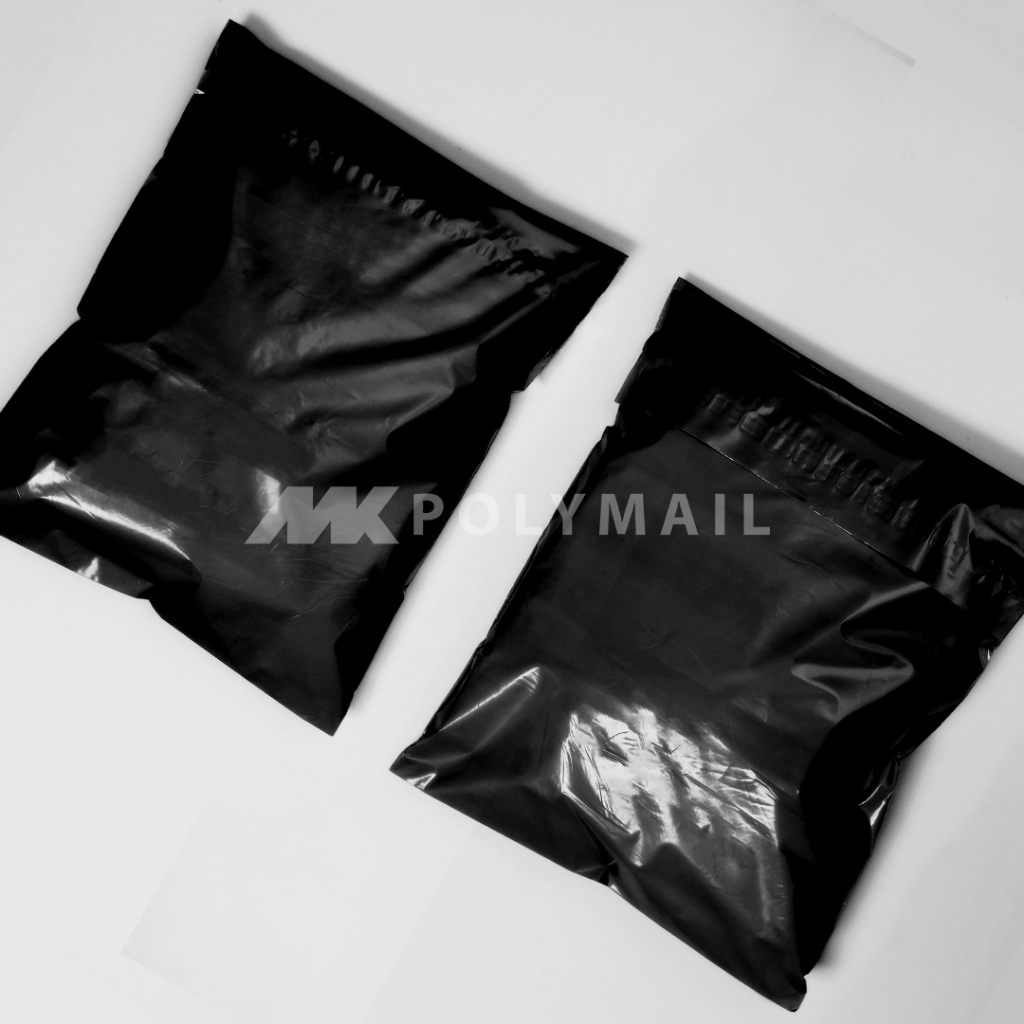 

HJK POLYMAILER 100PCS 25x35CM HITAM GLOSSY PLASTIK PACKING