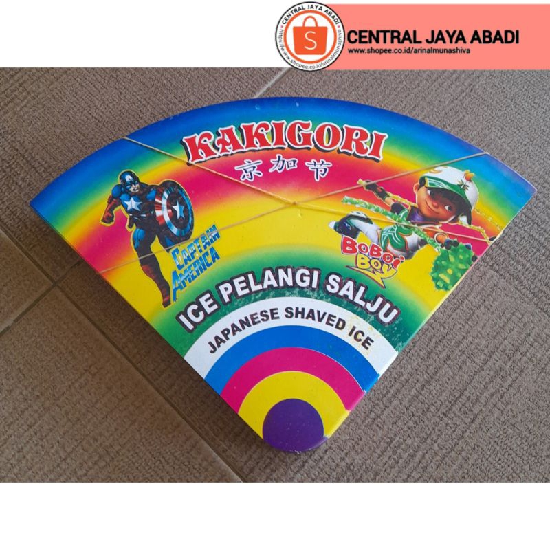 

300 LEMBAR KERTAS ES SALJU VIRAL | BUNGKUS KERTAS ES PELANGI PRODUK TERBARU | KEMASAN ES KAKIGORI BAHAN IVORY PUTIH HIGH QUALITY | CONTONG ES SERUT | ARINA SHIVA GROUP 259