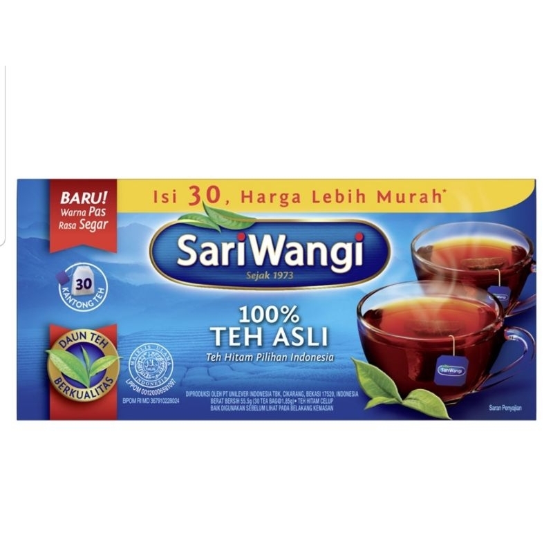 

SARIWANGI TEH CELUP ASLI ISI 30