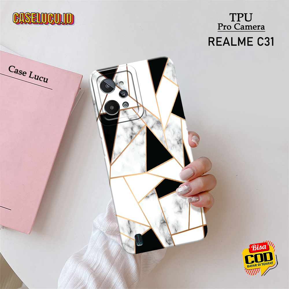 Casing Hp Realme C31 Terbaru - Fashion Case Aesthetic - Case Realme C31 - Soft Case Hp Realme C31- K