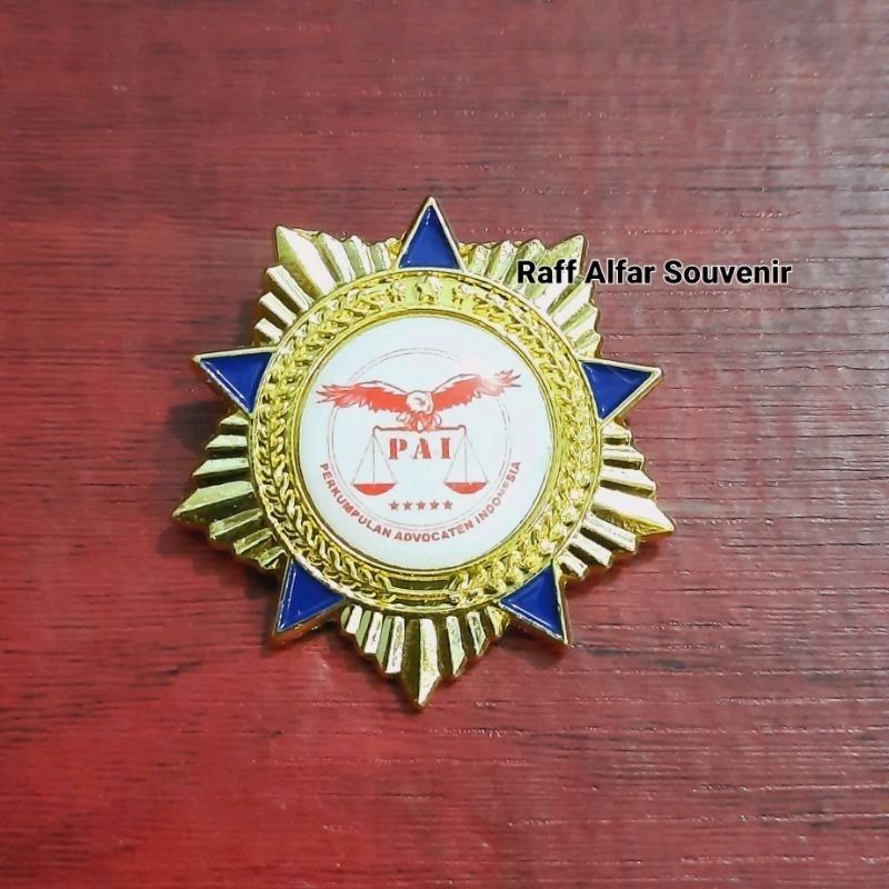 Pin advokat PAI - Pin Perkumpulan Advokat Indonesia