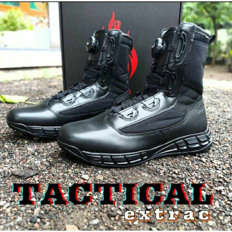 SEPATU PDL PARADE TALI PUTAR TNI / POLRI TACTICAL EXTRACK ORIGINAL