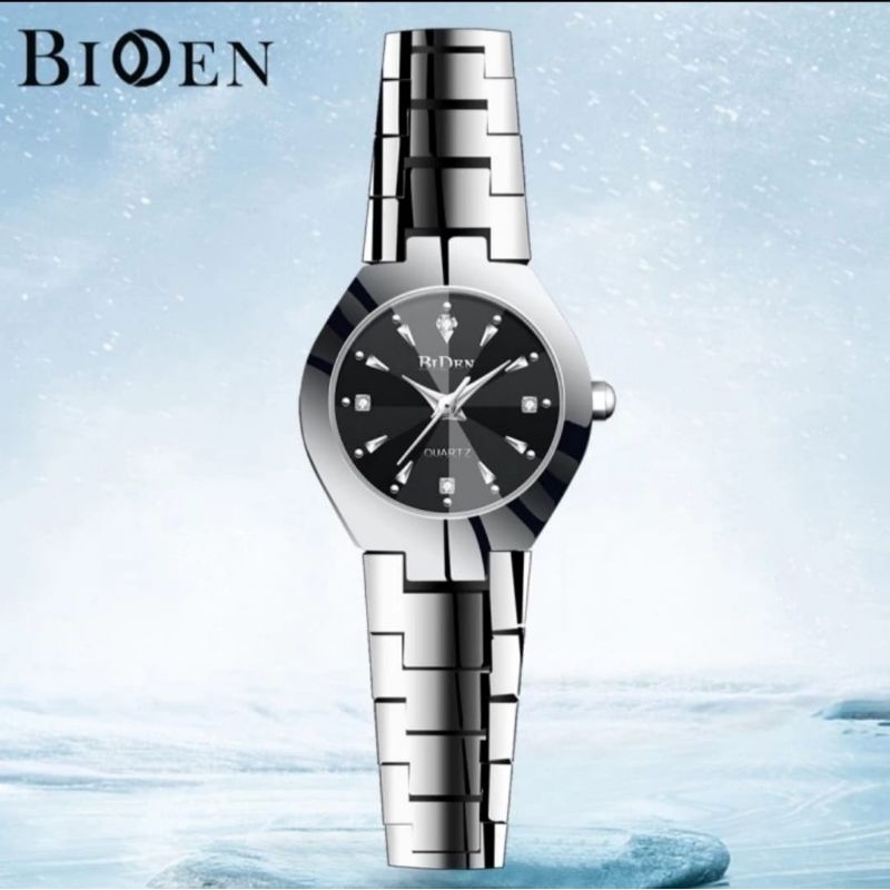 JAM TANGAN WANITA BIDEN MODE BISNIS TAHAN AIR JAM TANGAN WANITA MEWAH FREE BOX