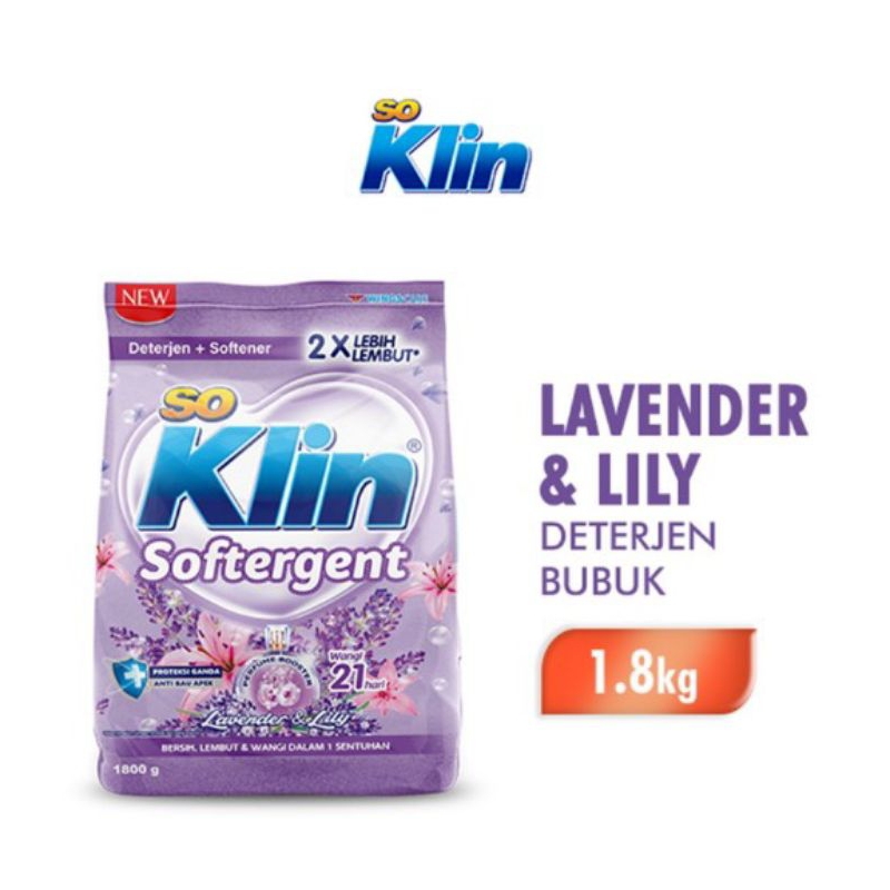 SOKLIN DETERGEN BUBUK 1.8KG
