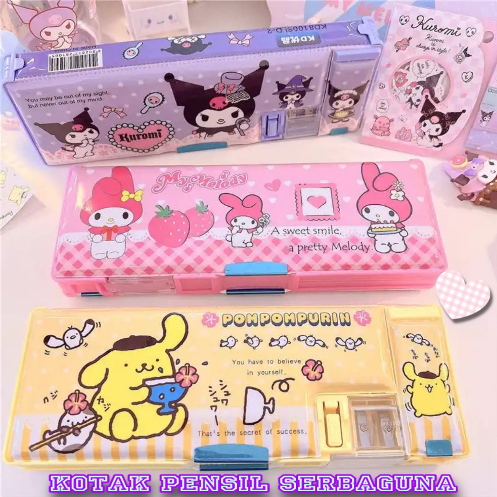 

MATAHARIGROSIR - Tempat Pensil Magnet Karakter Sanrio Tempat Alat Tulis Karakter Lucu Kuromi Melodi Hello Kitty