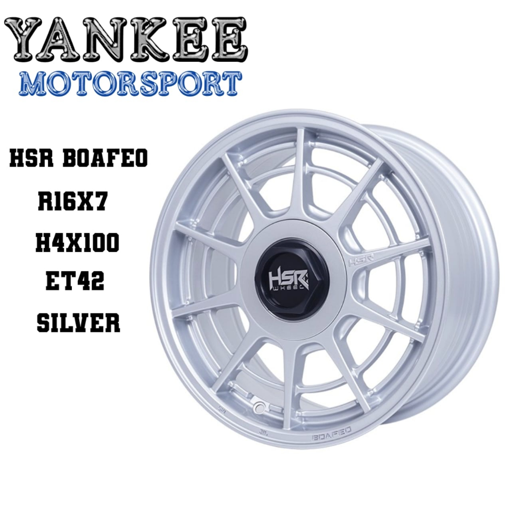 Velg Mobil Terbaru HSR Ring 16 untuk Mobilio, Yaris, City, Civic dll HSR BOAFEO