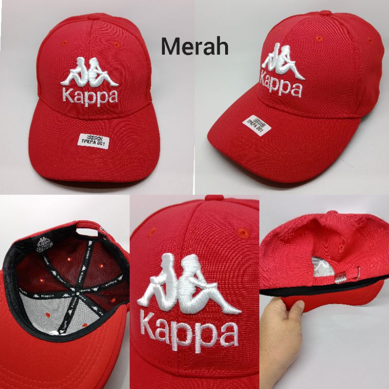 Topi baseball logo Kappa bordir import cowok cewek pria wanita