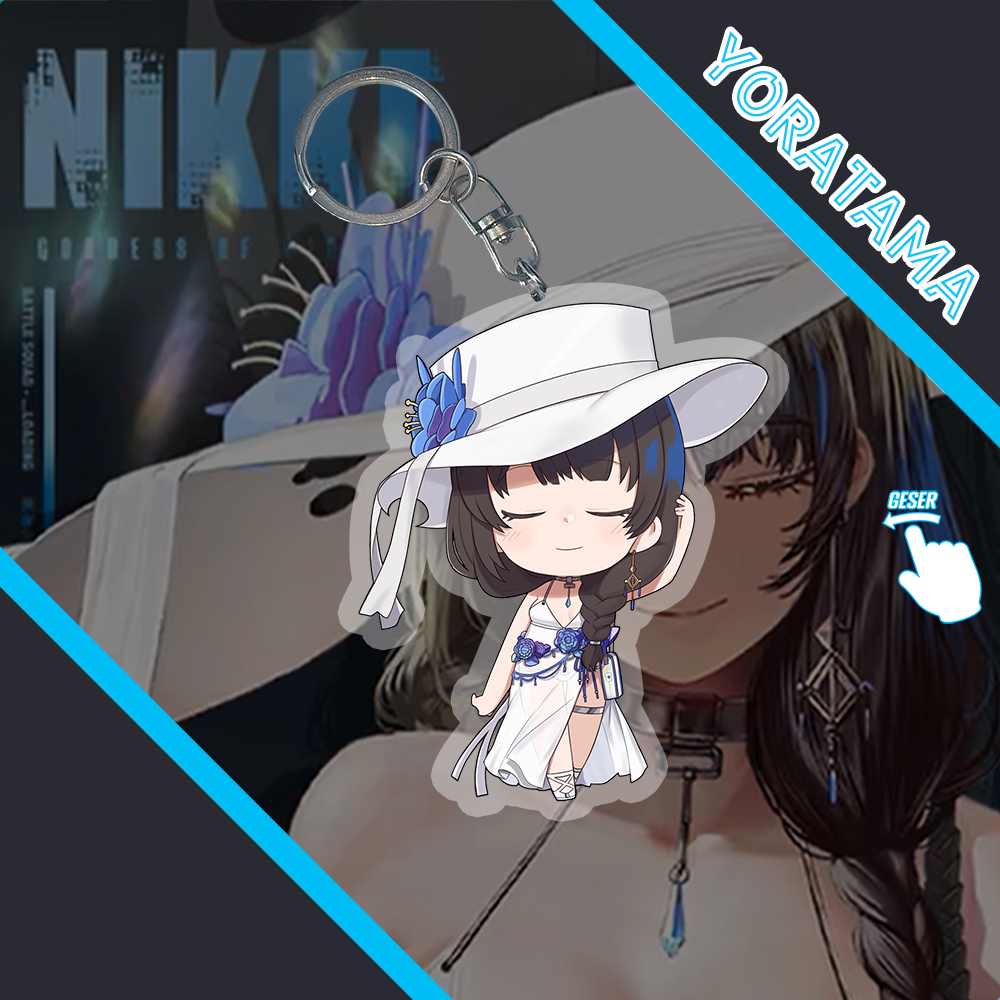 Gantungan Kunci Nikke Mary, Keychain Anime Lucu Keren