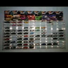 Rak Hotwheels akrilik / Tempat hotwheels isi 100 acrylic