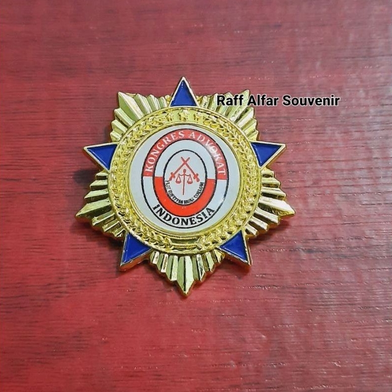 Pin KAI Pedang Merah - Pin advokat KAI