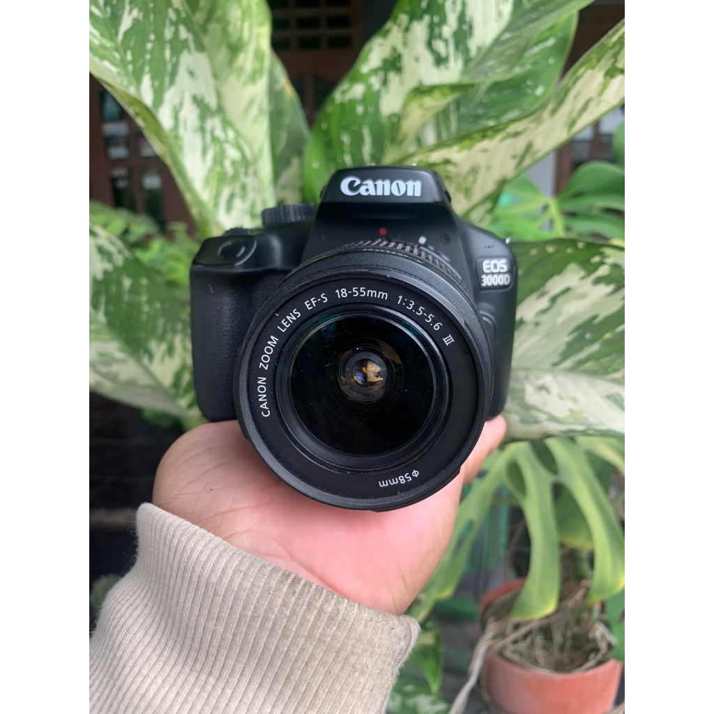 CANON DSLR EOS 3000D WIFI NORMAL - SIAP PAKAI