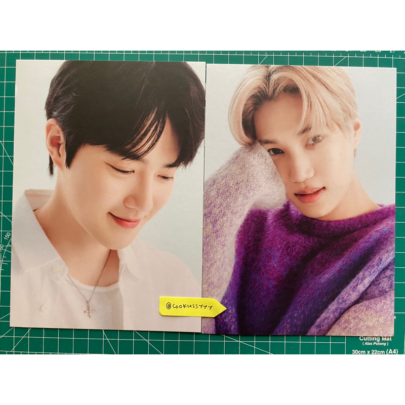 Wts postcard exo md o clock anniversary suho kai pc photocard