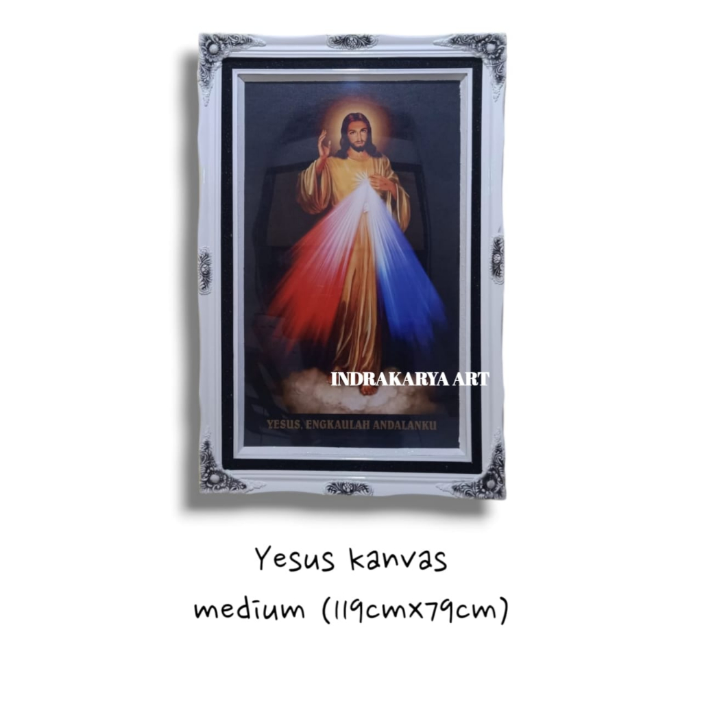 LUKISAN KANVAS TUHAN YESUS MEMBERKATI