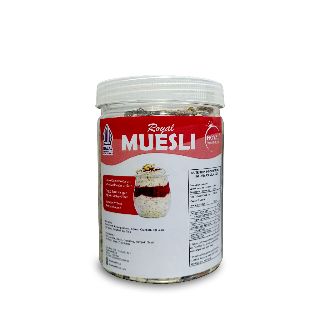 

Royal Muesli JAR 350 Gram ORIGINAL