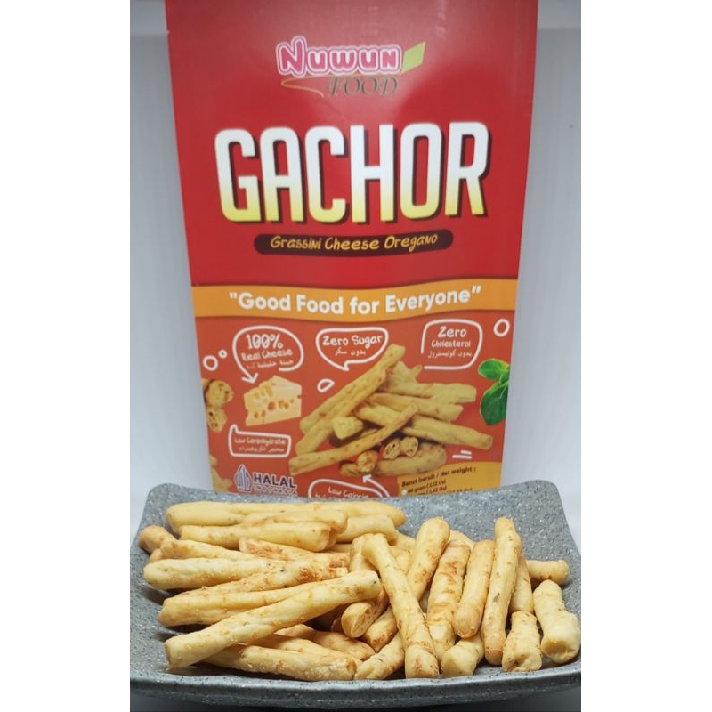 

SNACK ROTI KERING JAJANAN KEJU TANPA GULA - GACHOR 80 GRAM - NUWUNFOOD