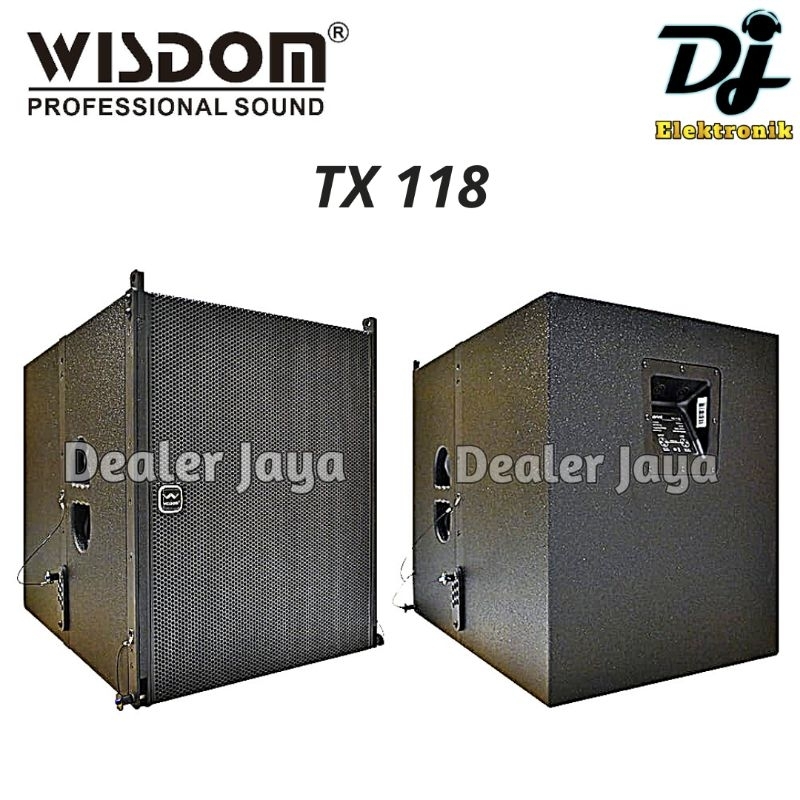 Speaker Subwoofer Wisdom TX 118 / TX118 - 18 inch