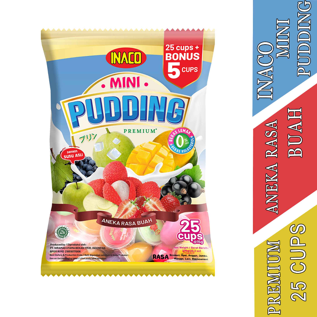 

Jelly Nata De Coco - Inaco Mini Jelly - Aneka Rasa Pudding Buah - Isi 24pcs