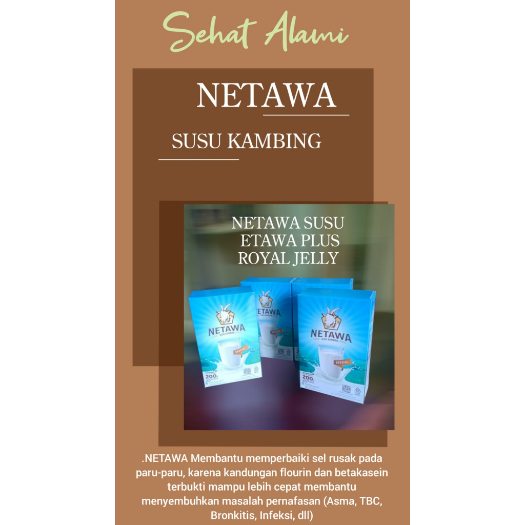 

NETAWA SUSU KAMBING ETAWA