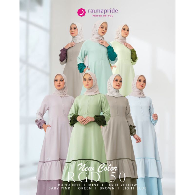 BAJU GAMIS POLOS DEWASA || RAUNA RGD