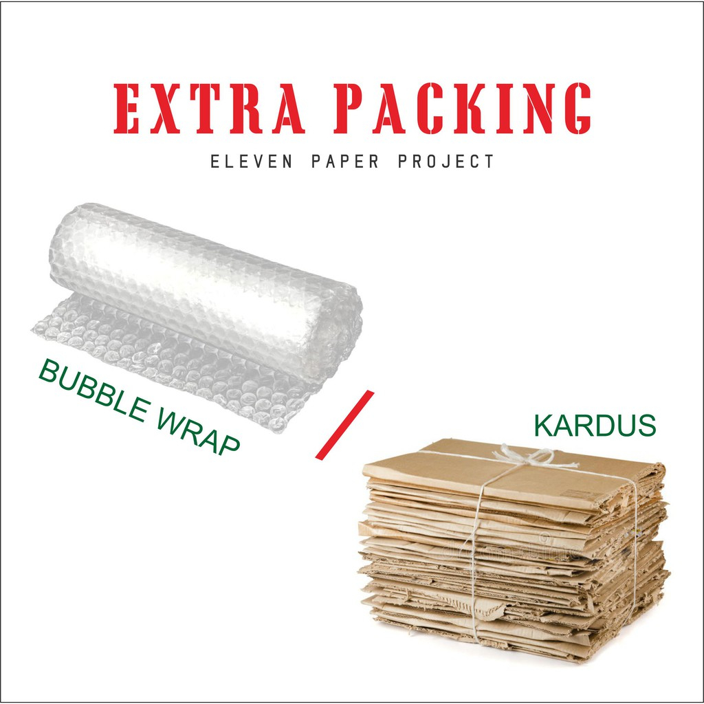 

PACKING EXTRA / TAMBAHAN BUBLE WARP / TAMBAHAN KARDUS