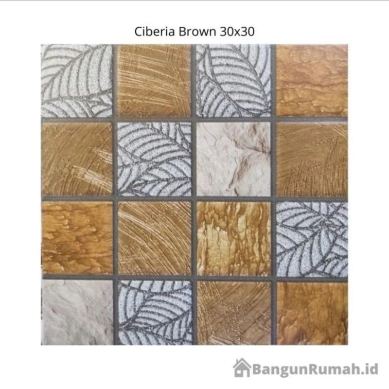 Keramik Lantai 30x30 Mulia Ciberia Brown