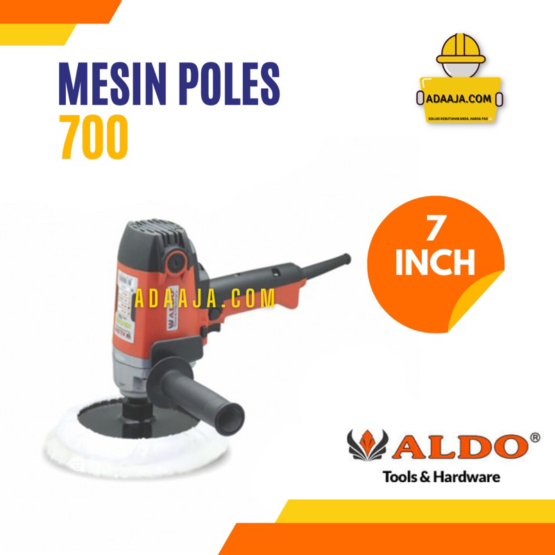 Mesin Poles 7" Aldo Alat Polisher Mobil 7 Inch