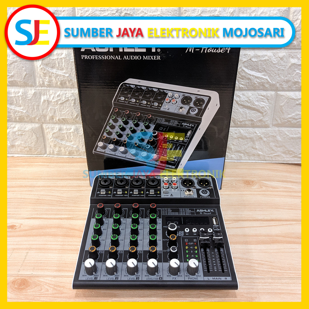 Mixer Ashley M House 4 / Mixer Audio 4 channel Bluetooth