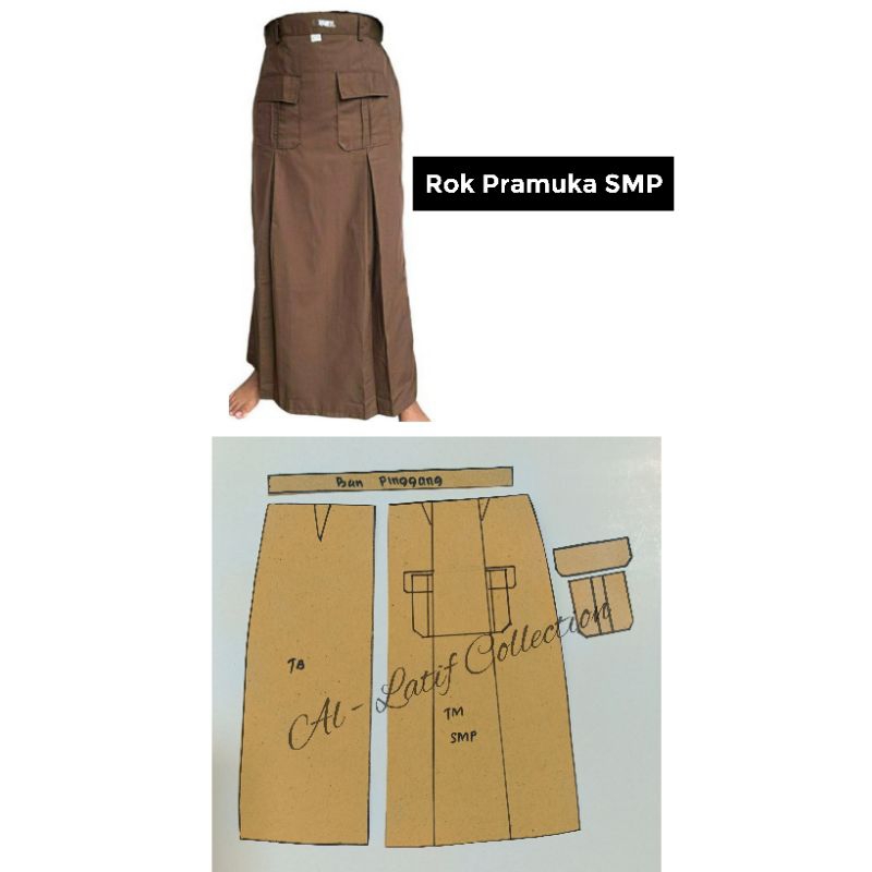 Pola Jiplak / Pola Instan ROK PRAMUKA SMA