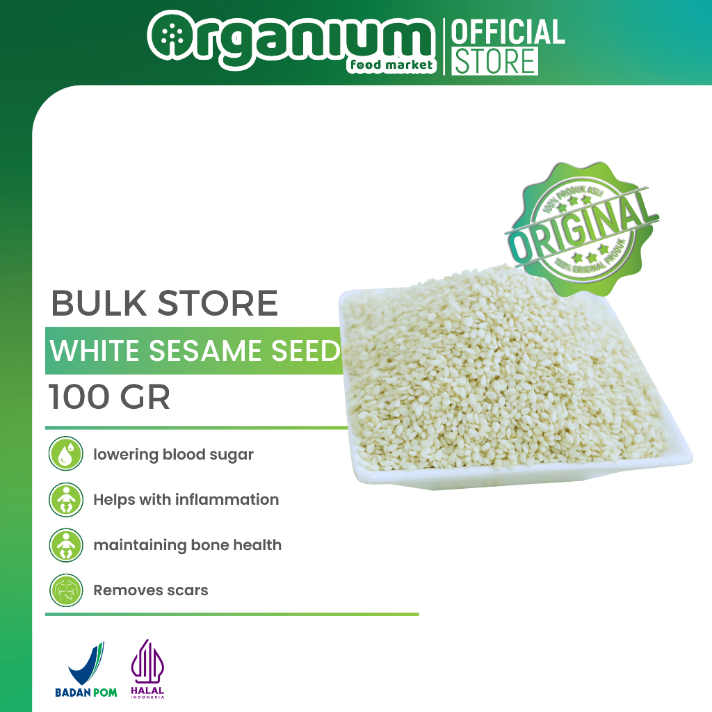 

Organium White Sesame Seed 100g