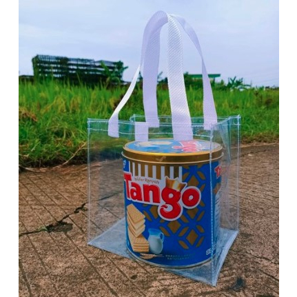 

Tas Souvenir Mika 20x15x20cm Tali Putih 5 pcs Tas Hampers Parcel Polos Mika