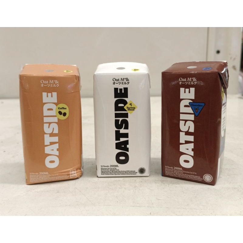 

200ml Oatside oat milk susu oat barista blend / chocolate / coffee