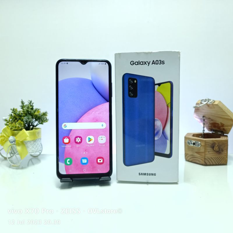 SAMSUNG A03s 4/64 GB HP SECOND BEKAS RAM 4 INTERNAL 64GB 4/64GB