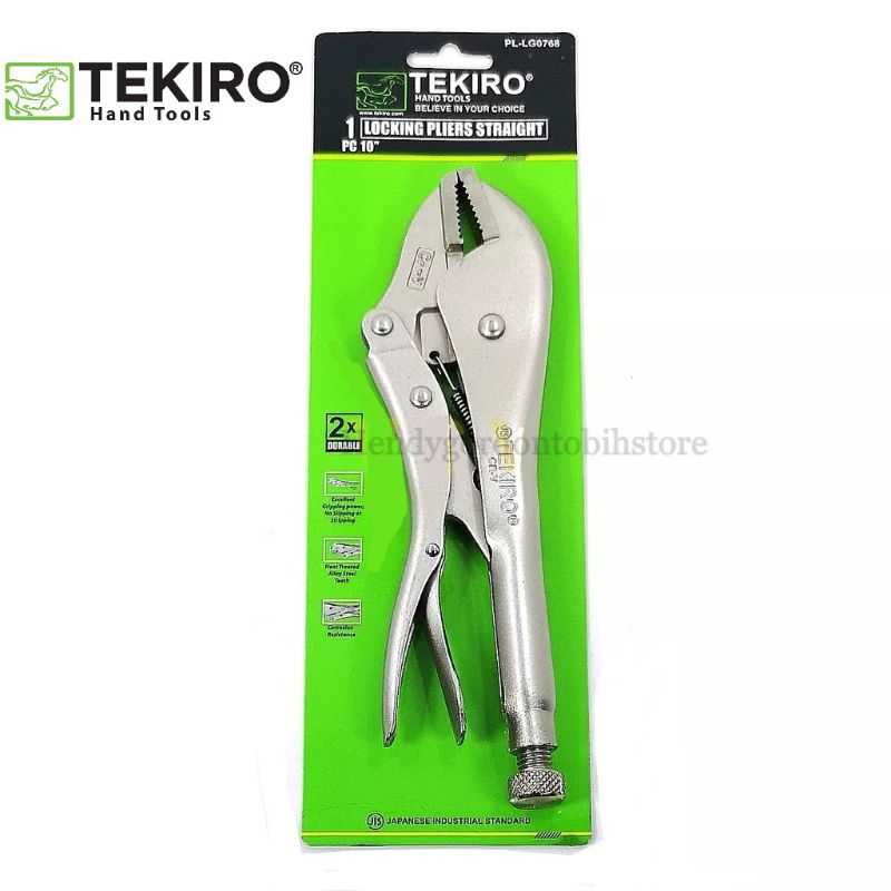 TANG BUAYA TEKIRO VICE GRIP TANG STEL SETEL TEKIRO 10" TANG JEPIT LURUS