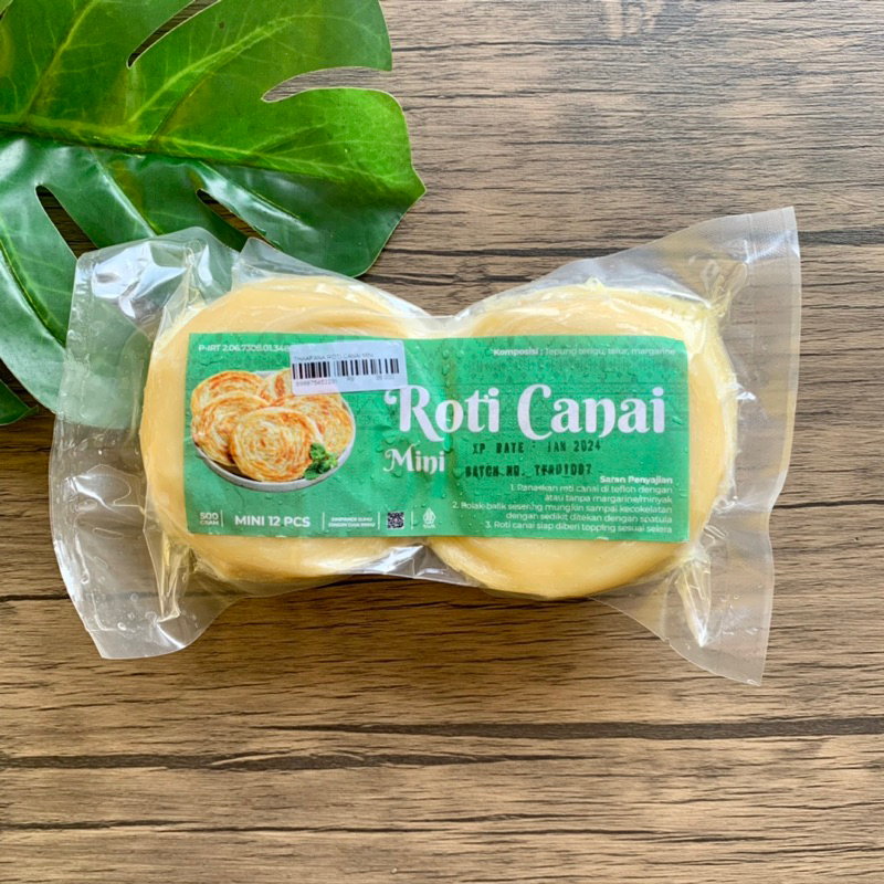 

Thaafana Roti Canai Mini 500gr [Isi 12 pcs]