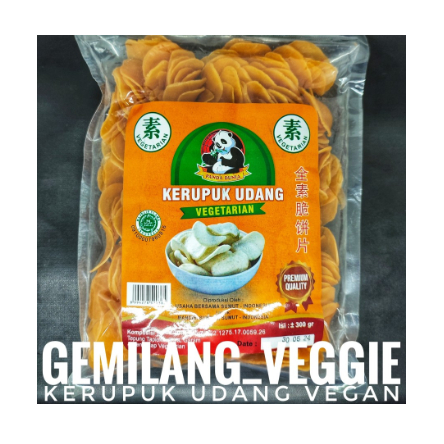 

kerupuk udang mentah vegetarian