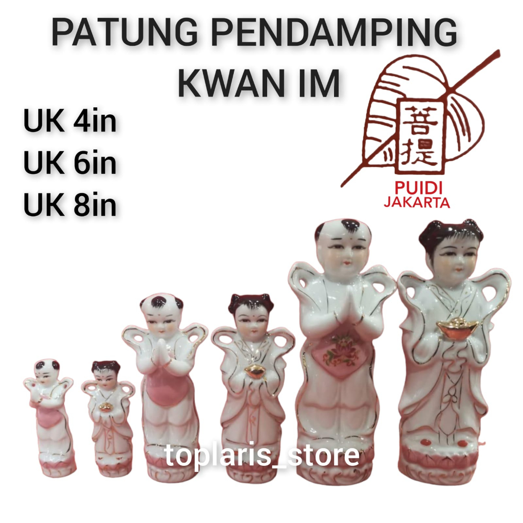 Patung Pendamping Kwan Im Keramik TPO