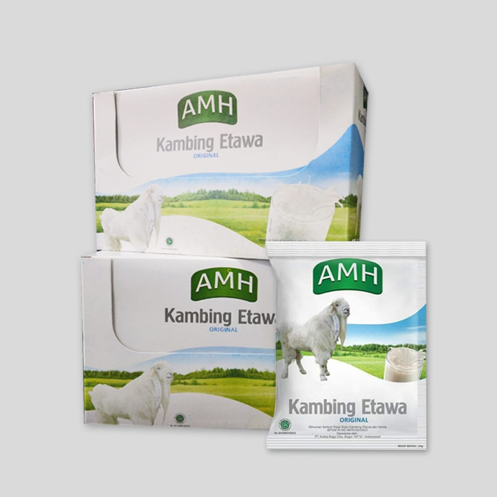 

AMH SUSU KAMBING ETAWA ORIGINAL 200gram ( isi 10 sachet)