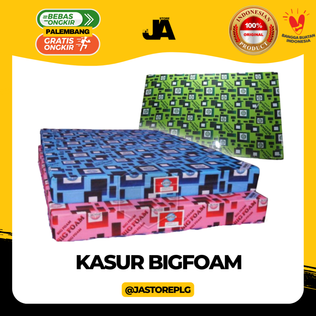 Kasur Busa Bigfoam Standard / Bola Dunia Dreambed Empuk Awet Murah / Kos Kosan / Rumah Tangga Awet