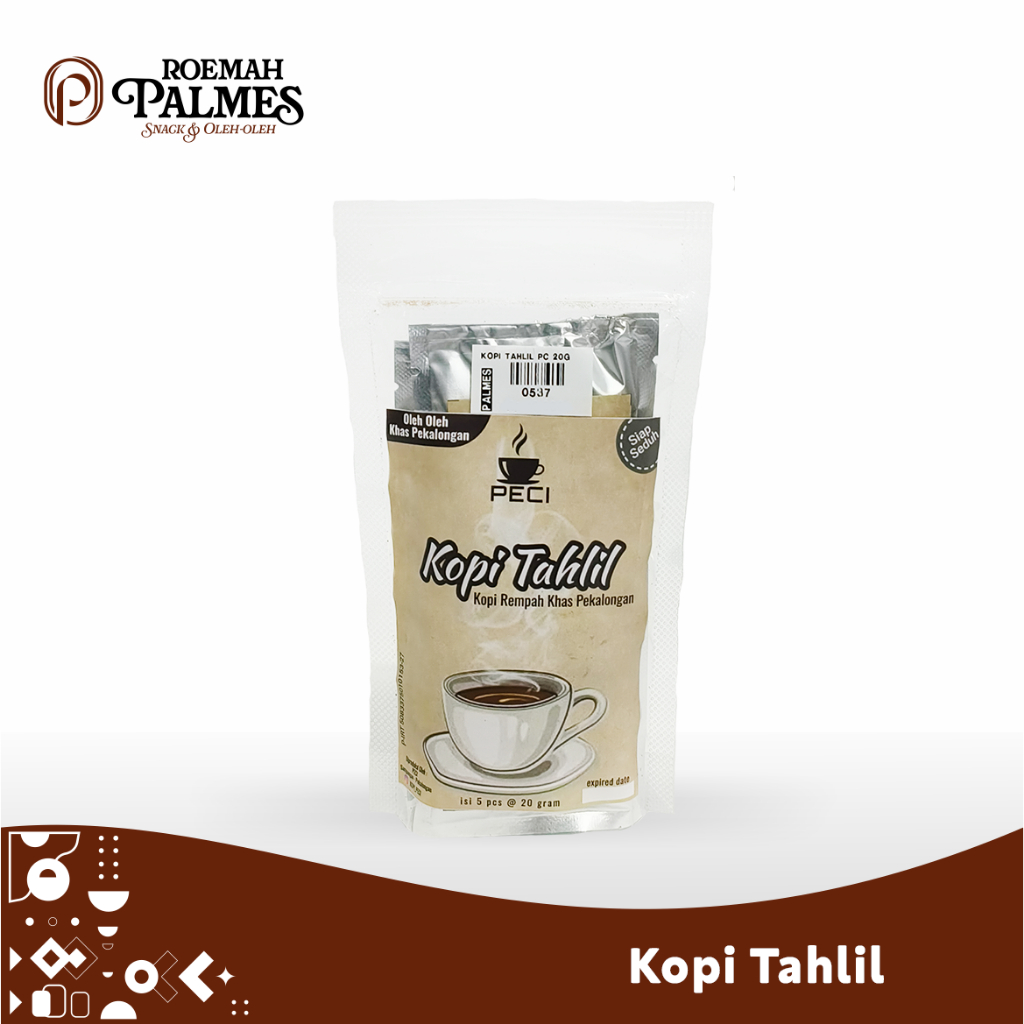 

Kopi Tahlil Pekalongan Merk Peci UMKM Roemah Palmes