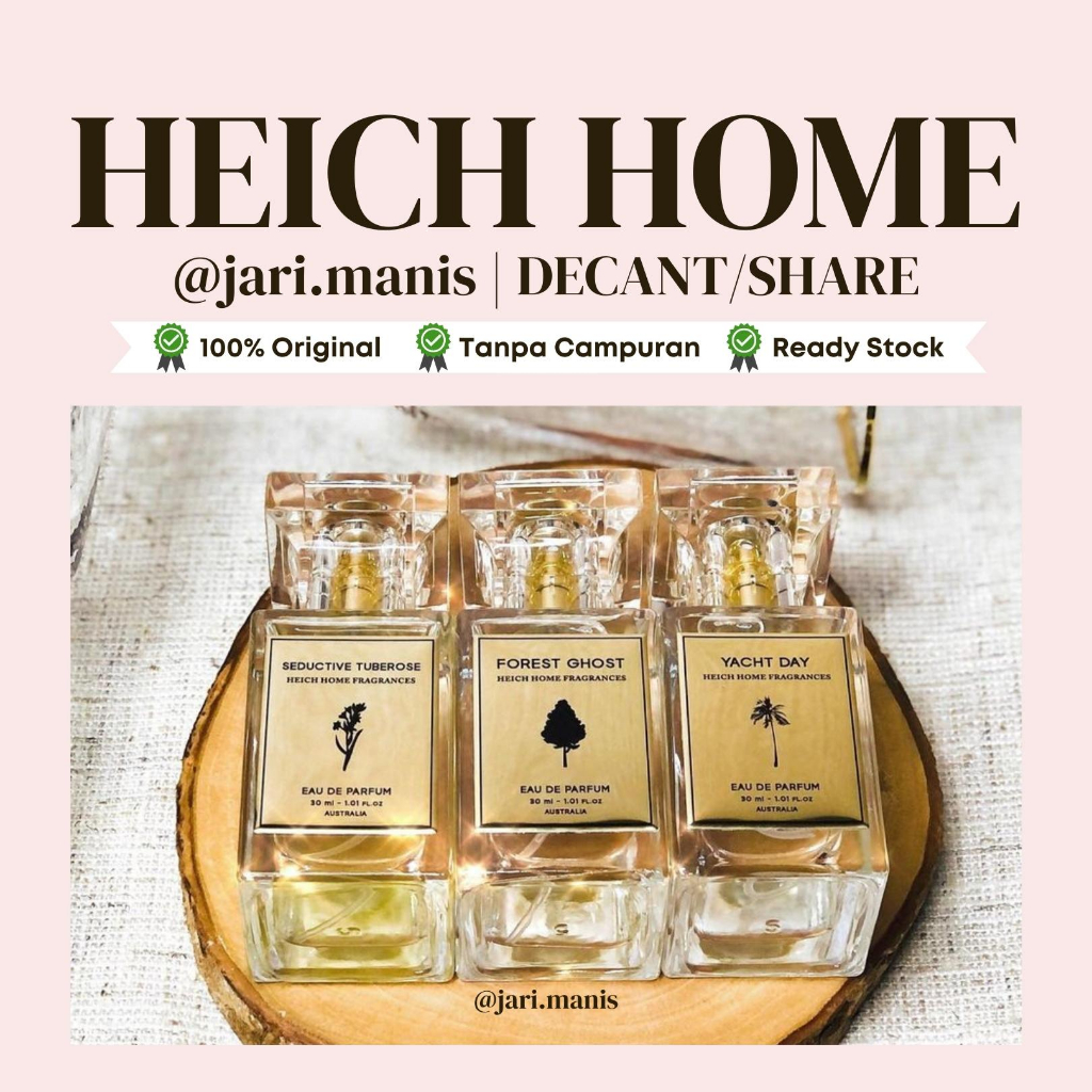 decant share Heich Home Brazilian summer Forest Ghost yes to heaven tester parfum